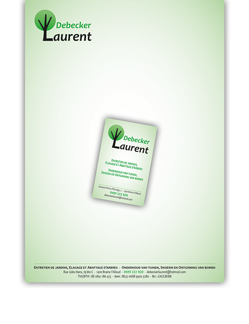 Têtes de lettre, carte compliment, carte de visite, papeterie